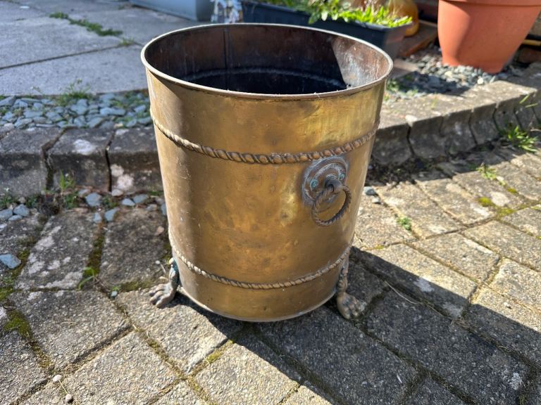 Solid Brass Coal/Wood Scuttle Bucket