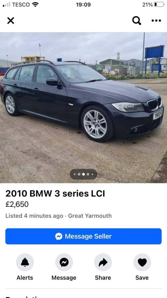 BMW, 3 SERIES, Estate, 2010, Manual, 1995 (cc), 5 doors