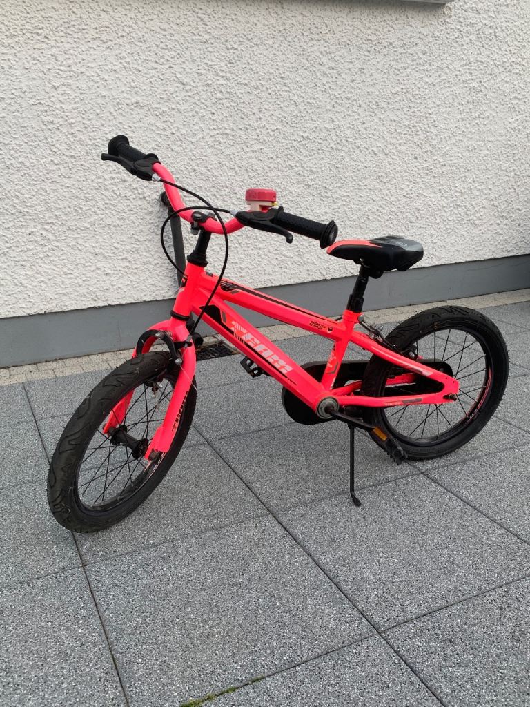 16” pink Team GX16 Kids bike