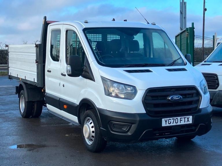 FORD TRANSIT CREW CAB HIGH SIDE TIPPER. 14,995+VAT