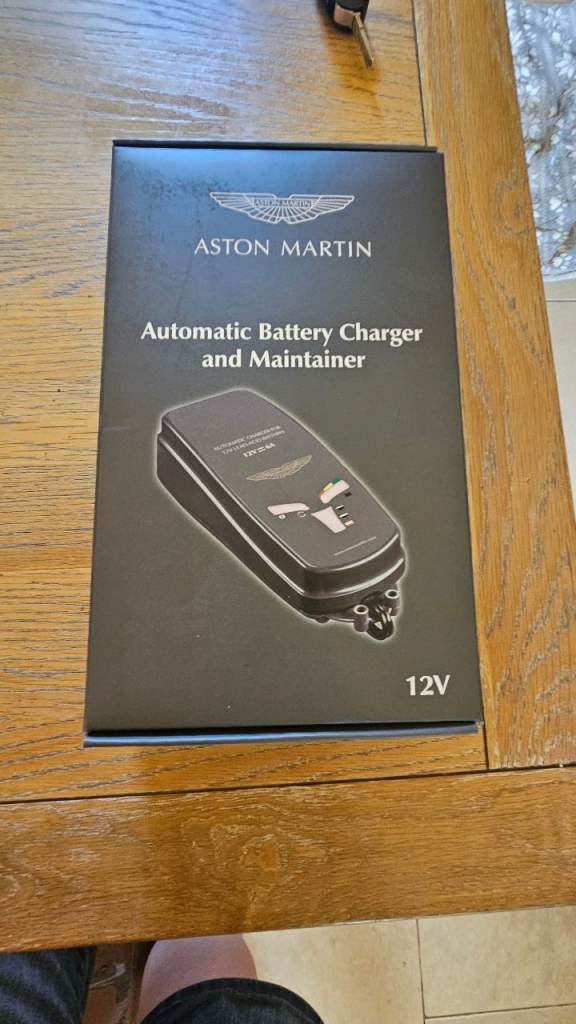 Aston martin battery charger and maintainer
