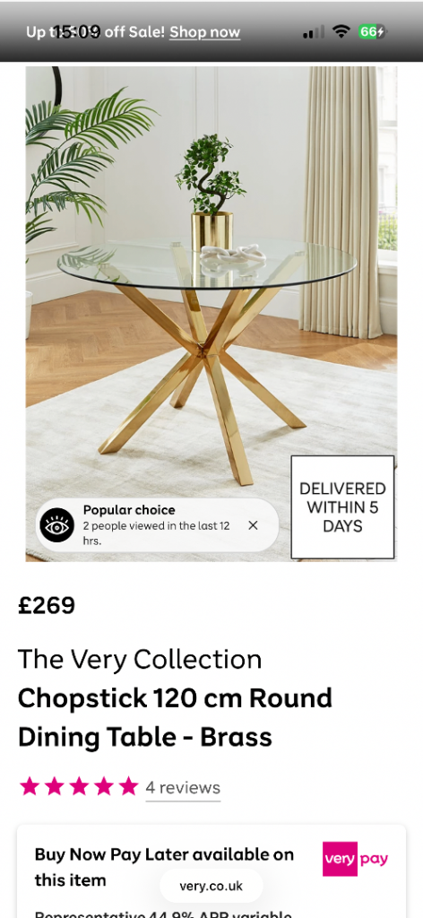 Brand new dining table! 