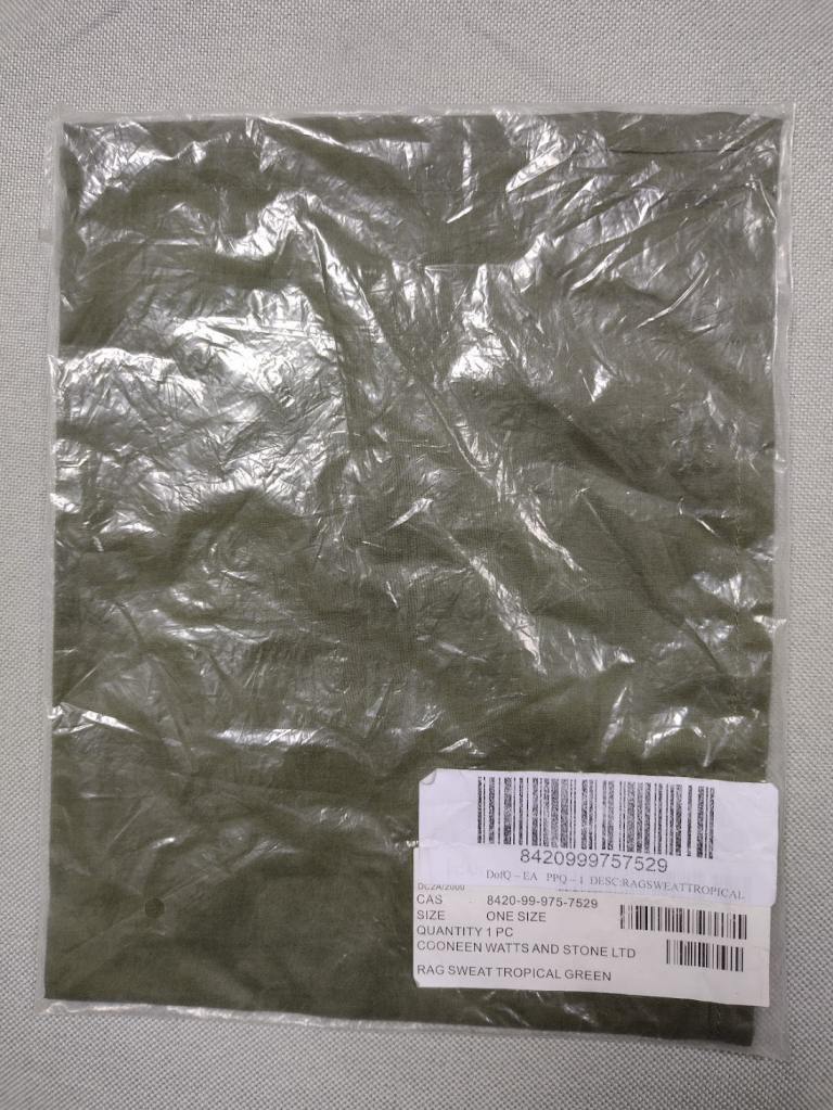 SWEAT RAG TROPICAL GREEN NEW IN BAG