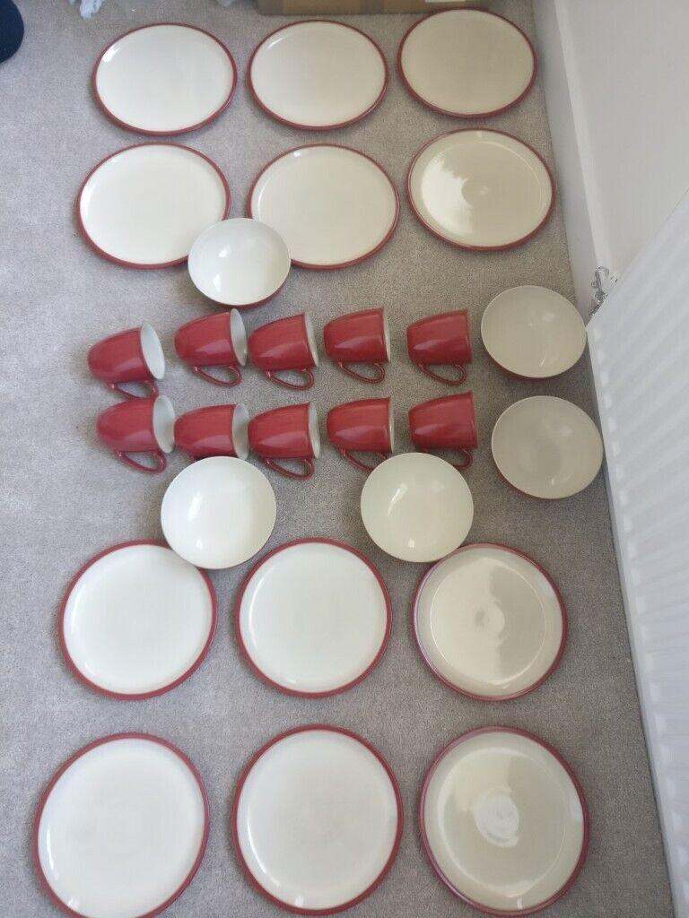 Re-Listed CHERRY Denby Various Pieces 2 x locations to pick up from MK or Pontypool