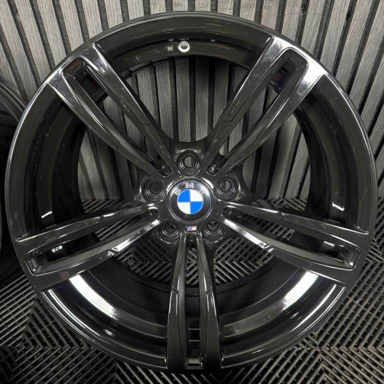 19'' GENUINE BMW M3 M4 437M BLACK ALLOY WHEELS TYRES ALLOYS 