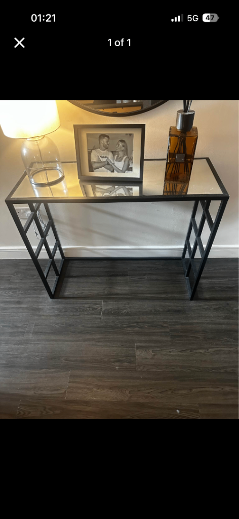 William wood console table 