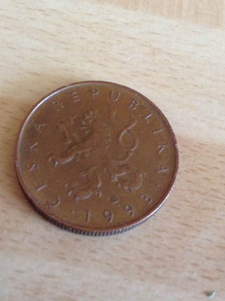 A 1993 Ceska (Czech Republic) 10 Coruna Coin