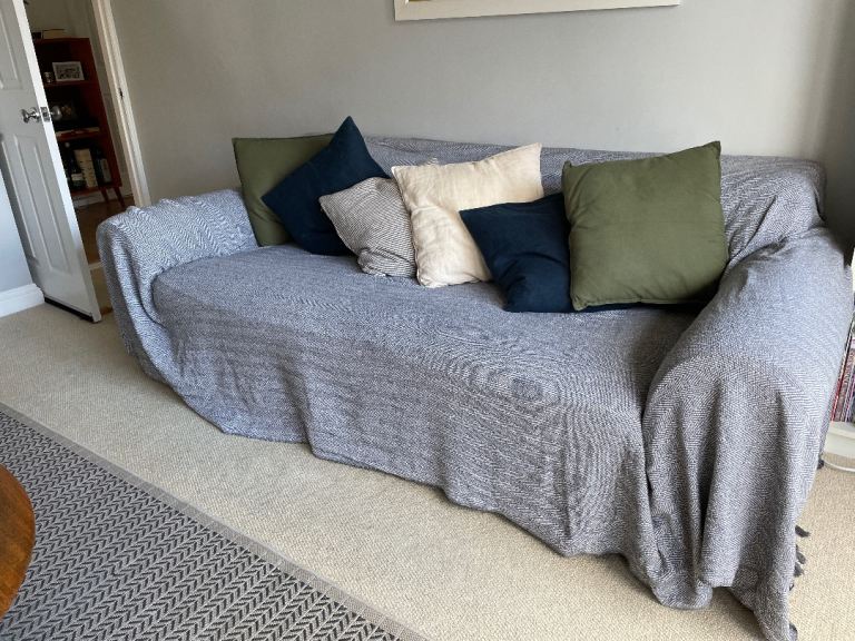 Large Laura Ashley sofa with cover 