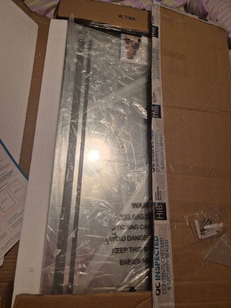 Hib Nexus LED Heated Bathroom Mirror with Charging Socket