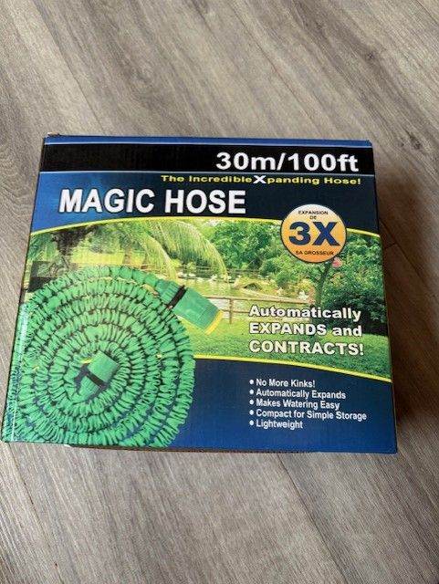 Expandable Garden Hose Pipe with 7 Function Spray Gun, 