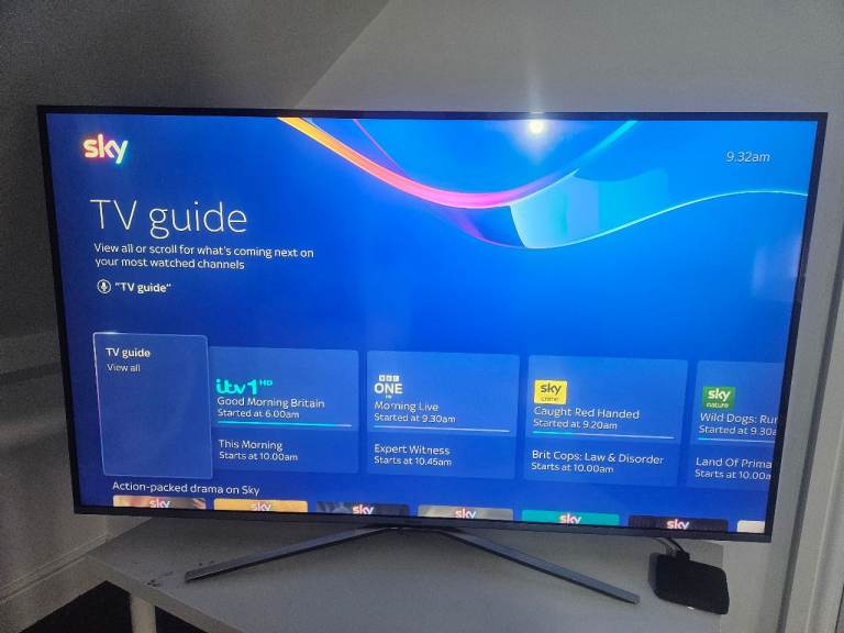 Samsung 55 inch crystal 6 series 4k smart tv