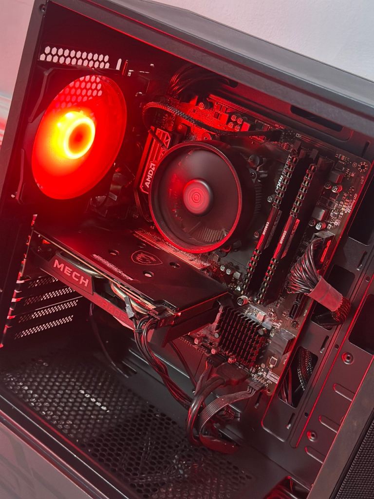 Entry Level Gaming PC – RX 6500 XT 4GB + AMD Ryzen 5 5500 + 16GB DDR4 ...