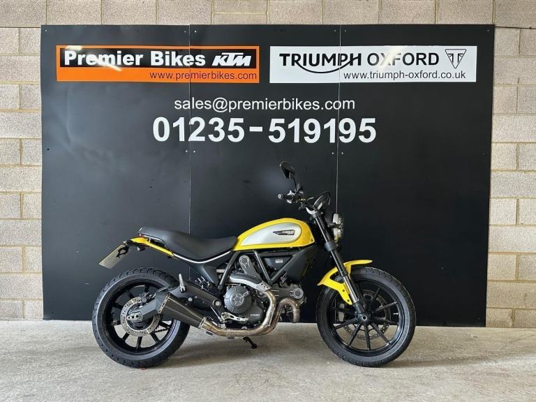 STUNNING LOW MILEAGE 2015/15 DUCATI SCRAMBLER ICON MOTORCYCLE