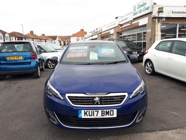 2017 Peugeot 308 1.6 BlueHDi Diesel 120 GT Line 5-Door From £10,495 + Retail Package HATCHBACK Di...