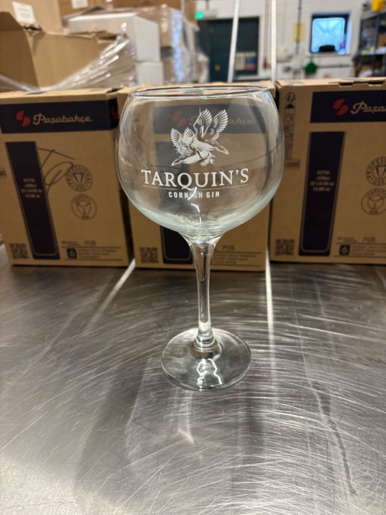 Tarquins Cornish gin glass