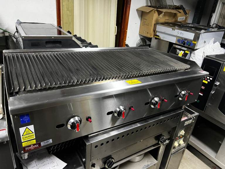 NEW Commercial Griddle/Grill – Stainless Steel, CATERING CAFE KEBAB CHICKEN RESTAURANT TAKE AWAY 