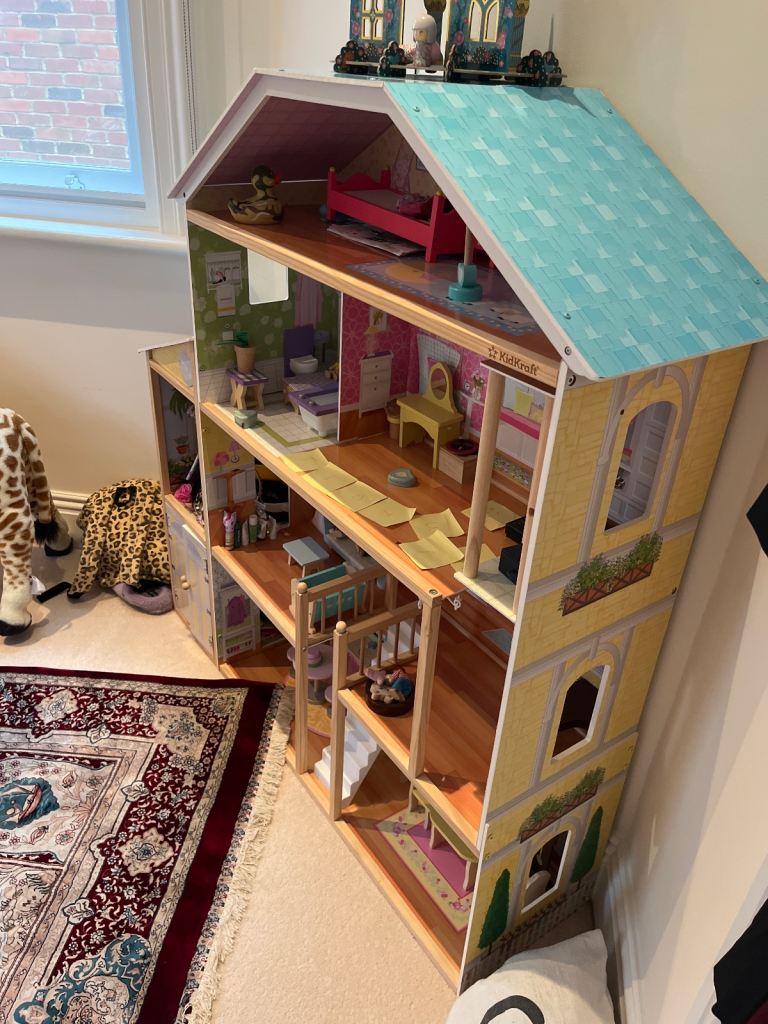 Lovely wooden doll house 