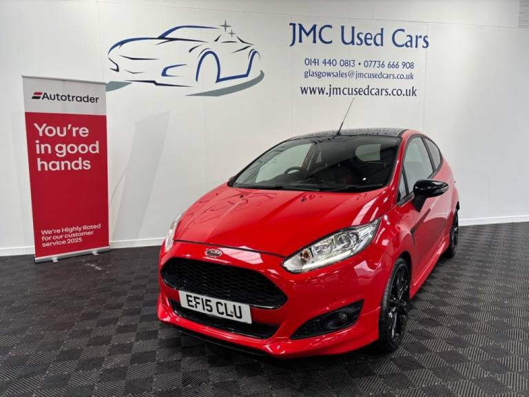 2015 Ford Fiesta 1.0 EcoBoost 140 Zetec S Red 3dr HATCHBACK PETROL Manual