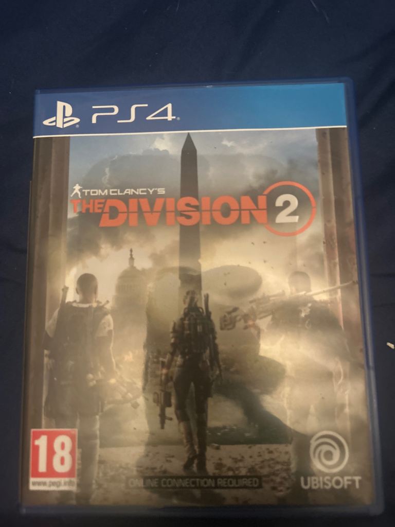 PS4 Tom Clancy's The Division 2 Game - Good Condition