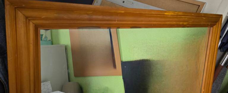 Very Large Pine Mirror