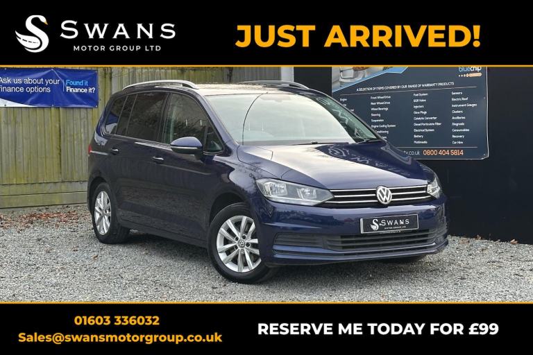 VOLKSWAGEN TOURAN 1.6 TDI BlueMotion Tech SE Blue Manual Diesel 2016