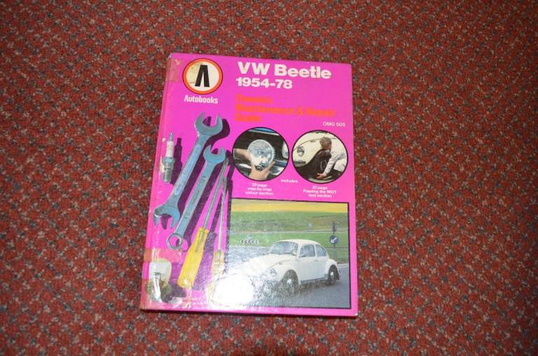 X3 ORIGINAL 60'S VW BEETLE CAR MANULS  