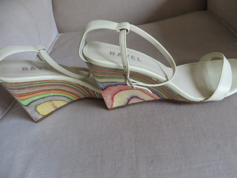 RAVEL Shoes size 40 Leather wedges VINTAGE