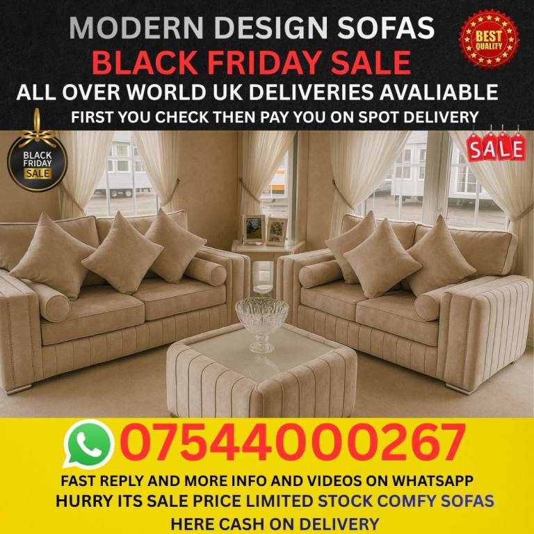 Comfortable Sofa – Clean, Affordable, Ready for Collection Today”
