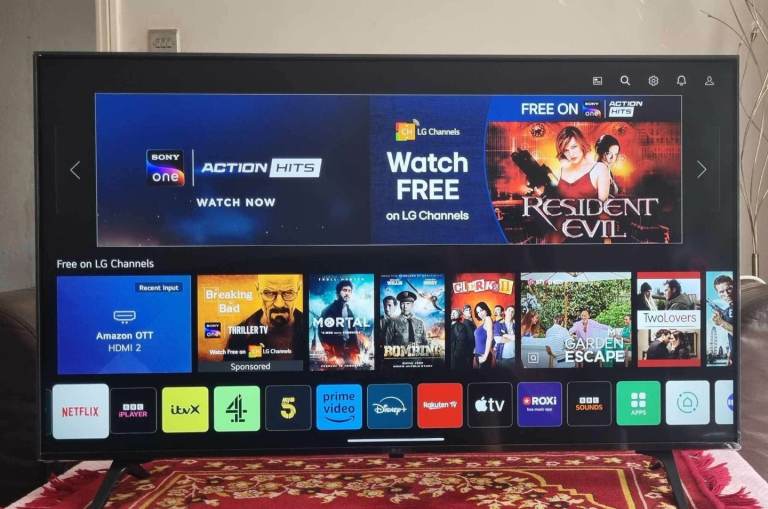 Smart 43inch LG 4K UHD TV with Alexa and Google Assistant built-in Remote and Box 