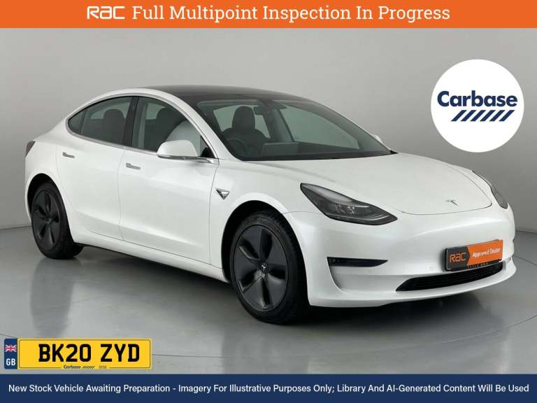 2020 Tesla Model 3 Standard Range Plus Saloon 4dr Electric Auto RWD (241 bhp) Saloon ELECTRIC Aut...