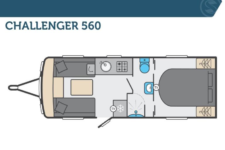 Swift Challenger 560, NEW 2026 Touring Caravan