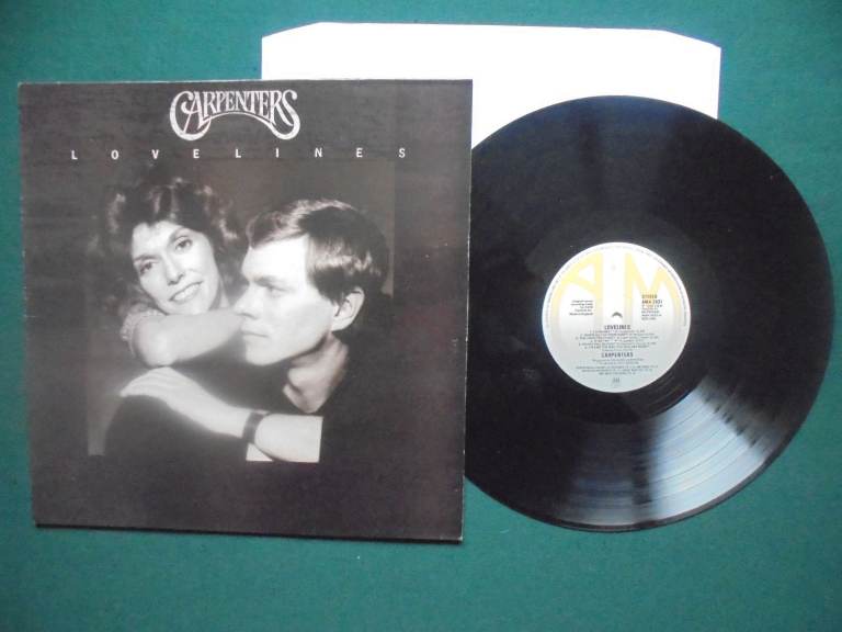 Carpenters - Lovelines - UK 1989 Vinyl LP Album. A&M. AMA 3931