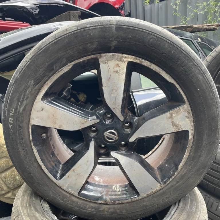 NISSAN QASHQAI MK2 J11 SET OF 4 X ALLOY WHEELS & TYRES 18" 215/55/R18 2014-2021