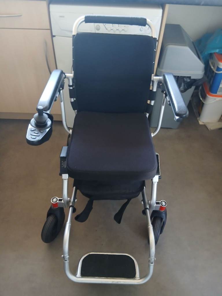 Battery operated lightweight wheelchair and accessories 