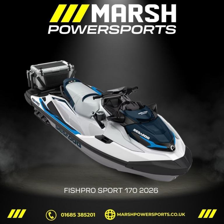 GTX Fish Pro Sport 170 IDF 2026 Model - Sea-doo Main Dealer - Reserve NOW
