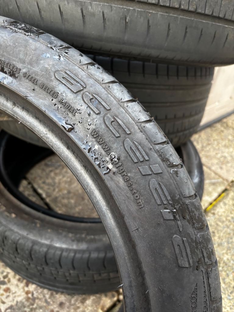 4 x 235 45 18 Accelera phi-r tyres 
