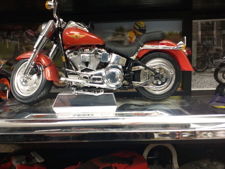 Harley Davidson Fxst Fat boy, 1/12 scale .