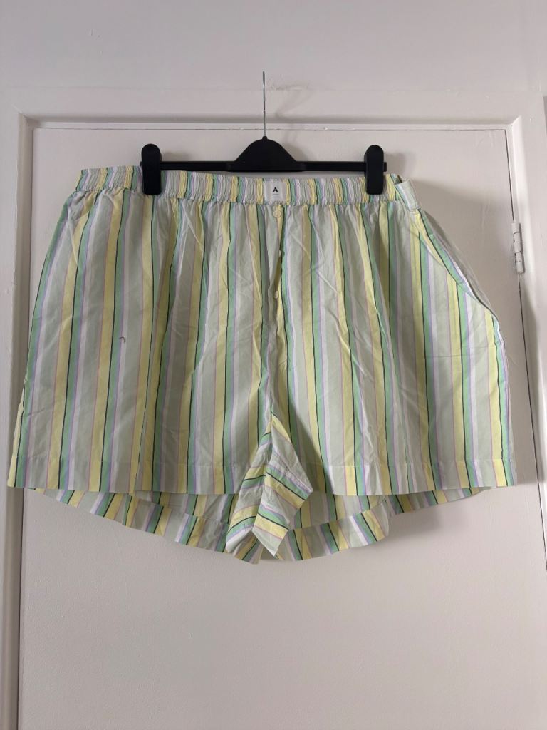 NWOT Anthropologie The Wren 100% Cotton Boxer Shorts – Size 28