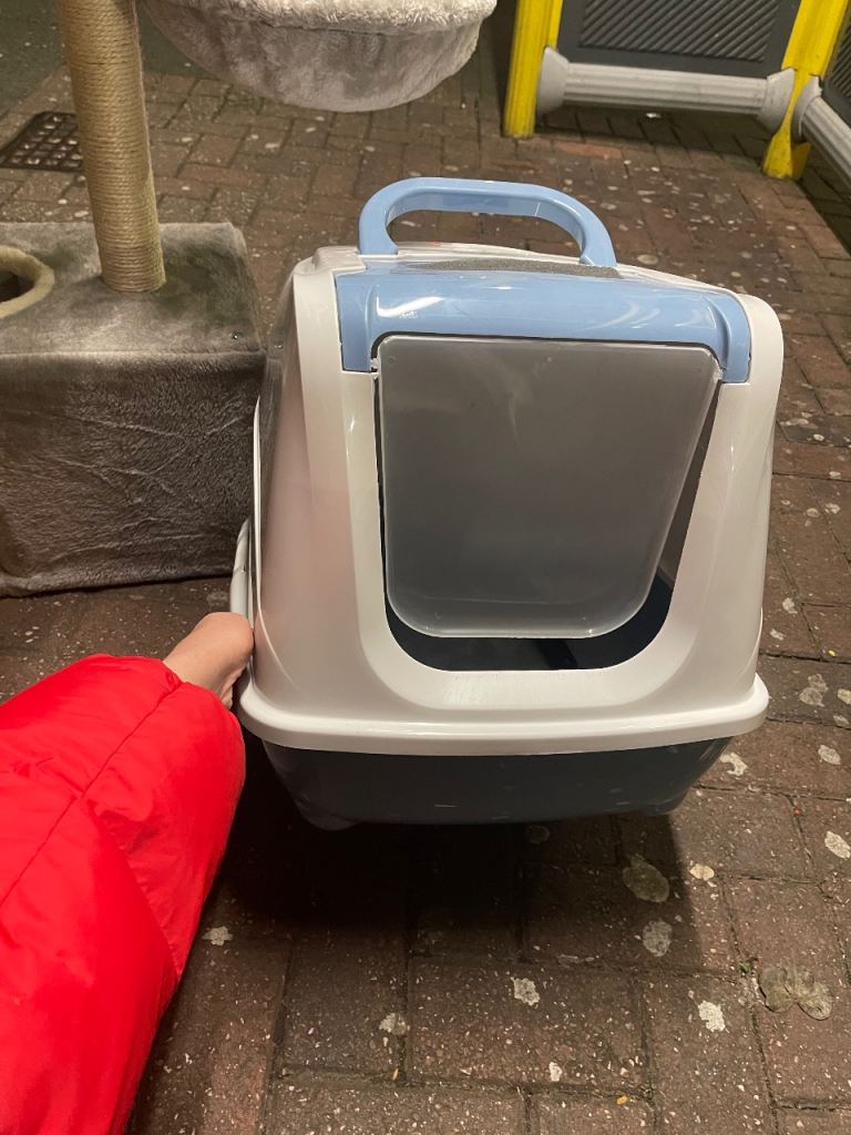 extra large cat toilet with lid cat litter tray