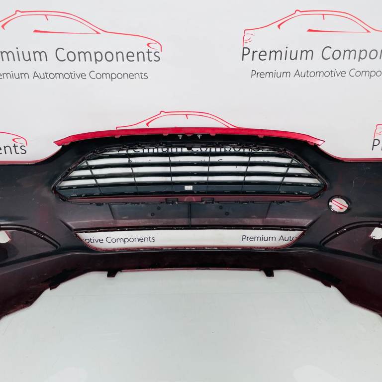 Ford Fiesta Front Bumper Genuine Red Candy Mk8 Zetec S 2013- 2016 [am29]