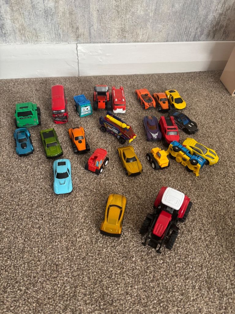 Tractor and car toys