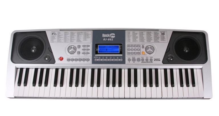 Rockjam 61 Key Keyboard Piano Kit with Stand 