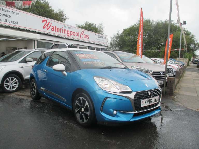 2016 DS Automobiles DS 3 1.2 PureTech Elegance Euro 6 (s/s) 3dr HATCHBACK Petrol Manual