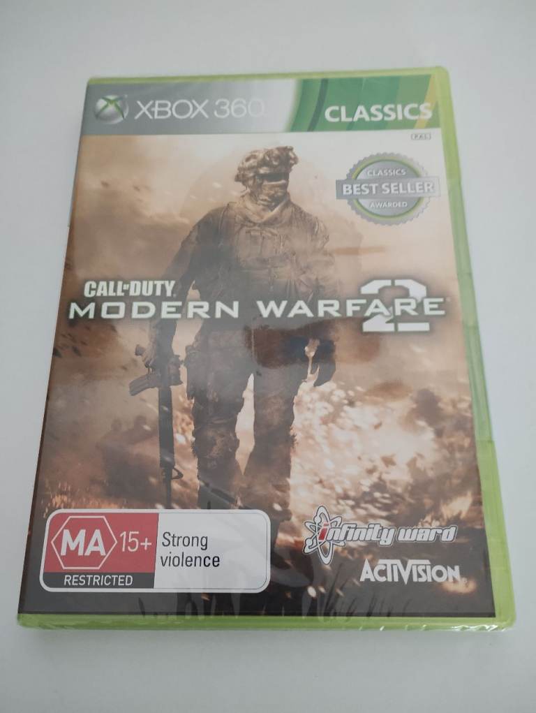 Brand New Sealed Xbox 360 Game Call Of Duty Modern Warfare 2(Australian )£35 On Other Sites