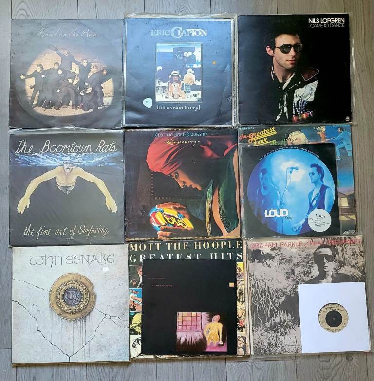 20 Rock LP's Vinyl Collection 