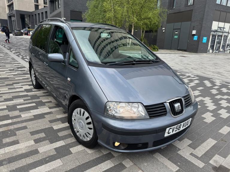 2008 SEAT ALHAMBRA 2.0 TDI PD 6 SPEED MANUAL 7 SEATER 5DR GREY
