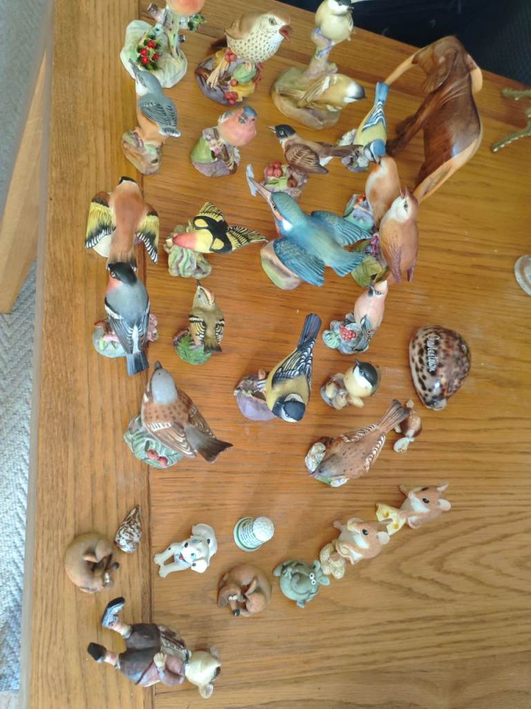 Collection of Ceramic Bird Figurines – Good Condition