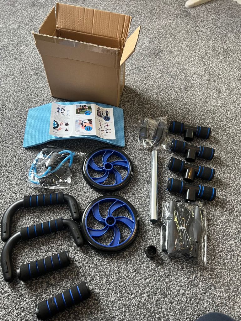 Ab core roller workout kit new 
