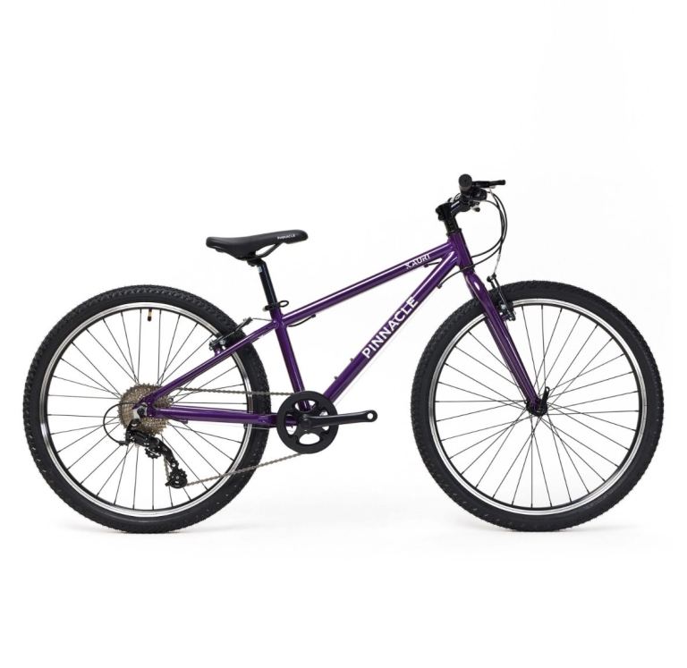 Pinnacle kauri 26 purple kids bike