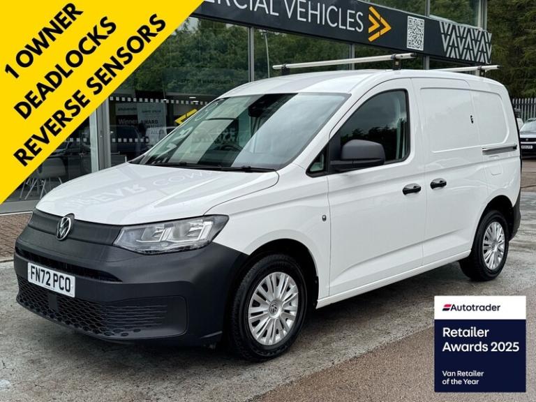 2022 Volkswagen Caddy TDI C20 Commerce 75ps SWB with Air Con, Roof Rack, Deadlocks & Ply Panel Va...